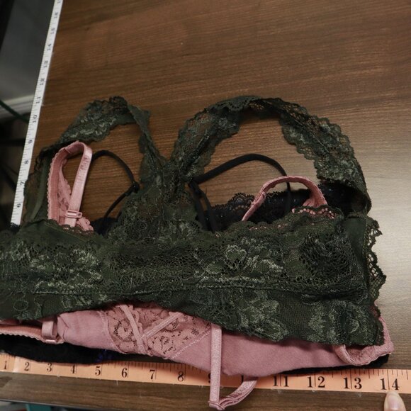Lace Bralette Bundle Womens L Multi Whimsigoth Feminine Romantic Coquette Sexy - Picture 11 of 16